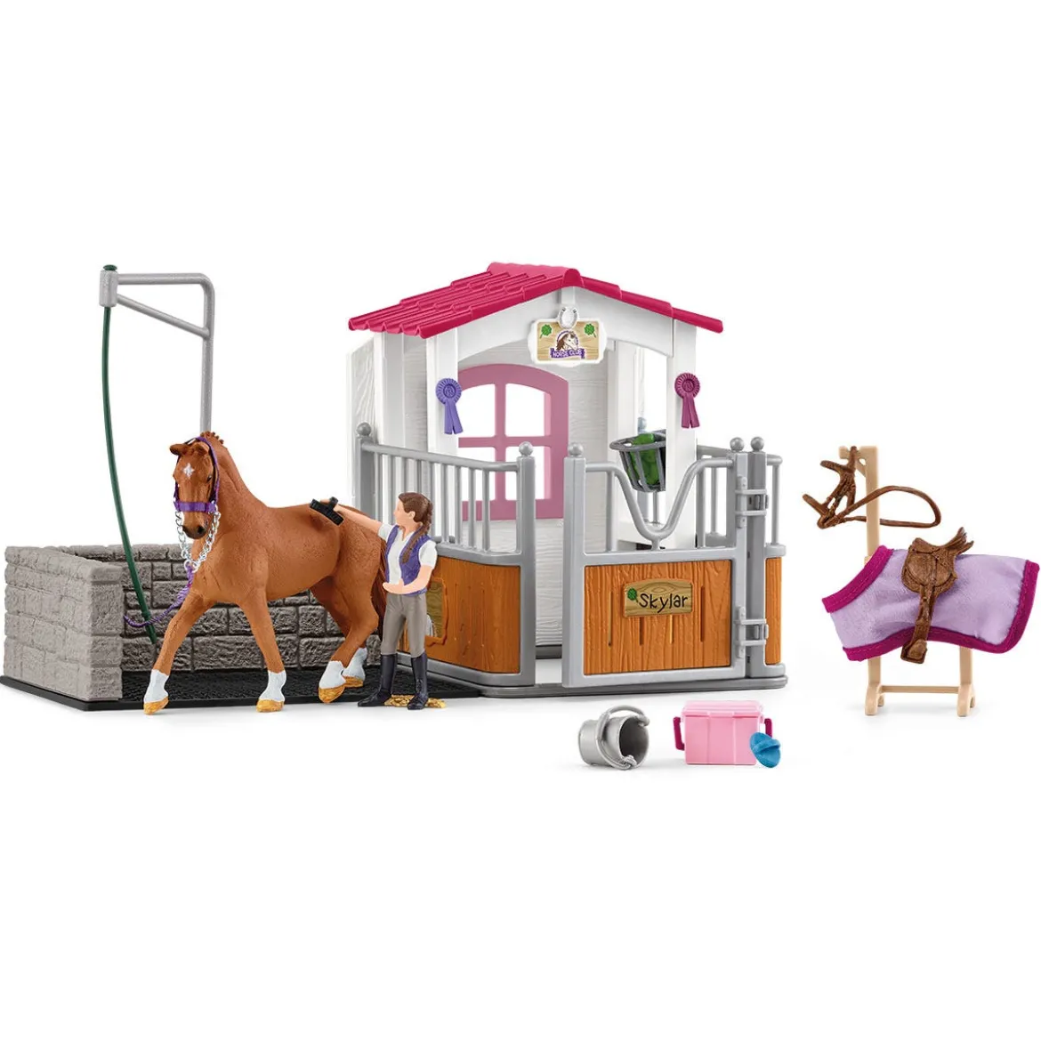 Aire De Lavage Avec Box À Cheval
