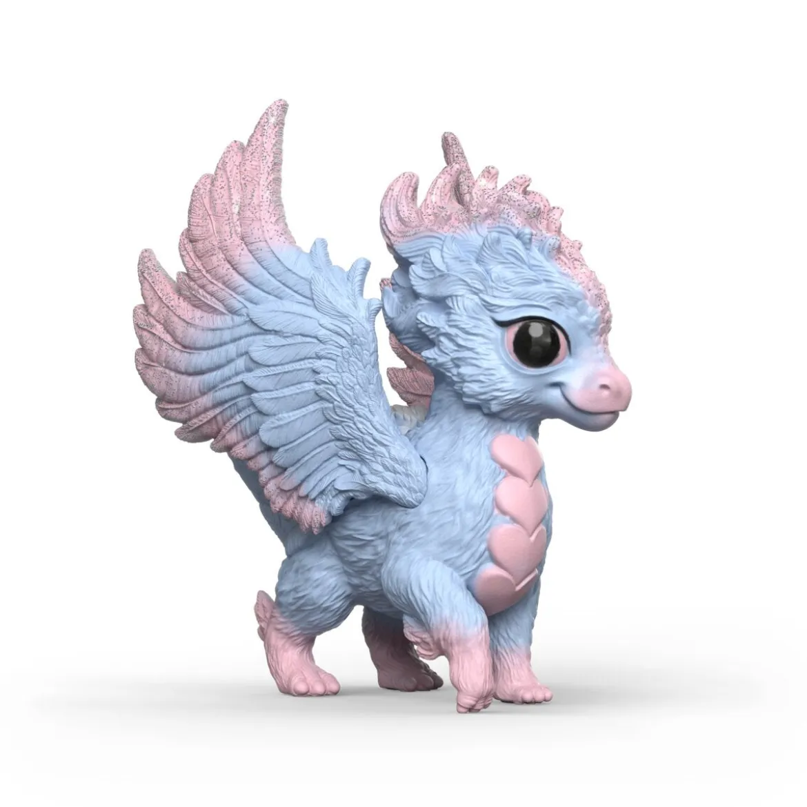 Bébé dragon de cristal