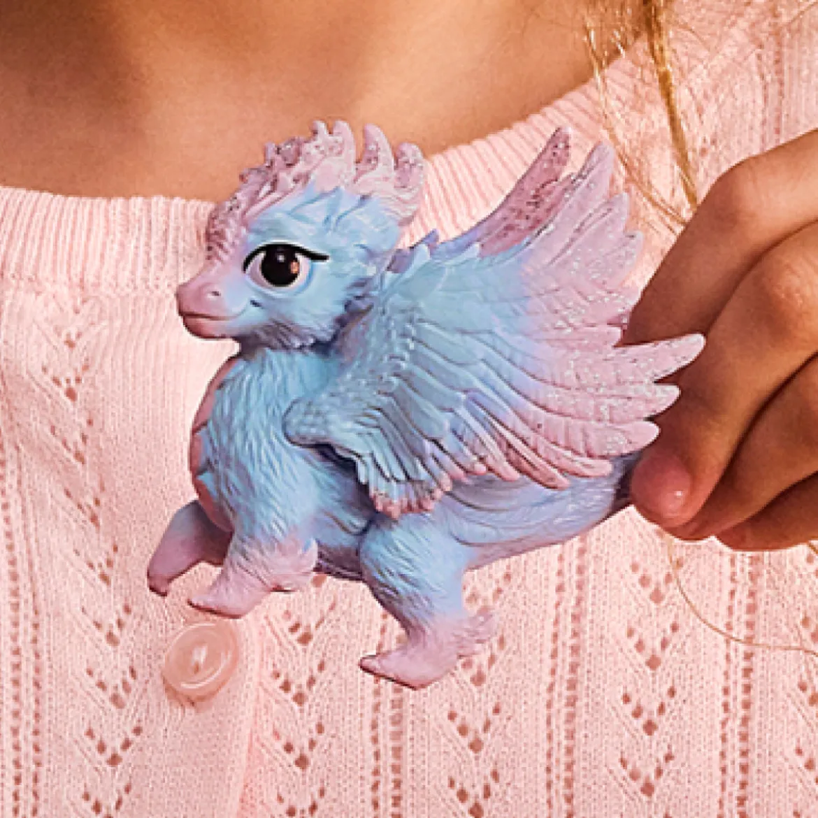 Bébé dragon de cristal