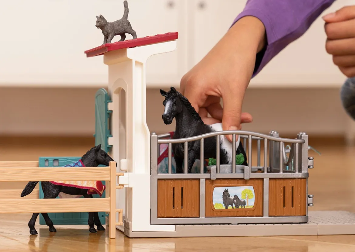 Box à cheval avec Jument et Poulain