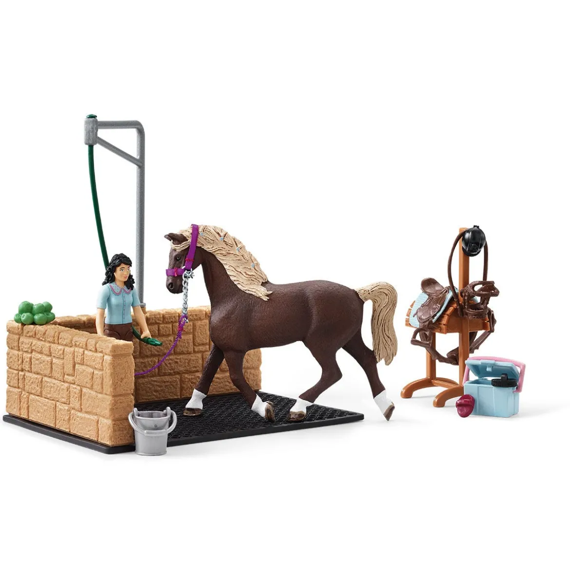 Box de lavage pour chevaux avec Horse Club Emily & Luna
