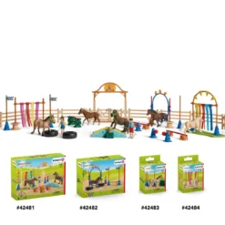 Course d'agility pour poney