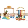 Entraînement d'agility pour poney