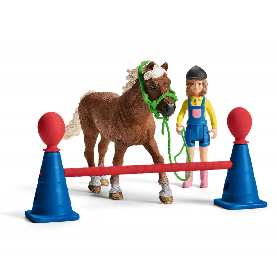 Entraînement d'agility pour poney