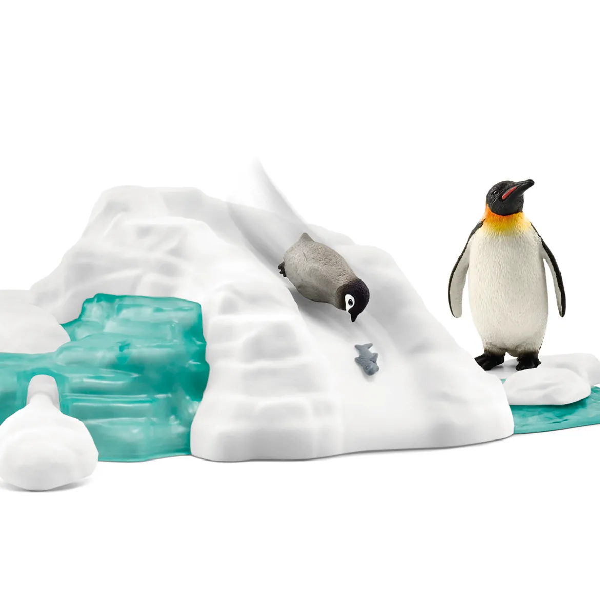 Famille pingouin sur la banquise
