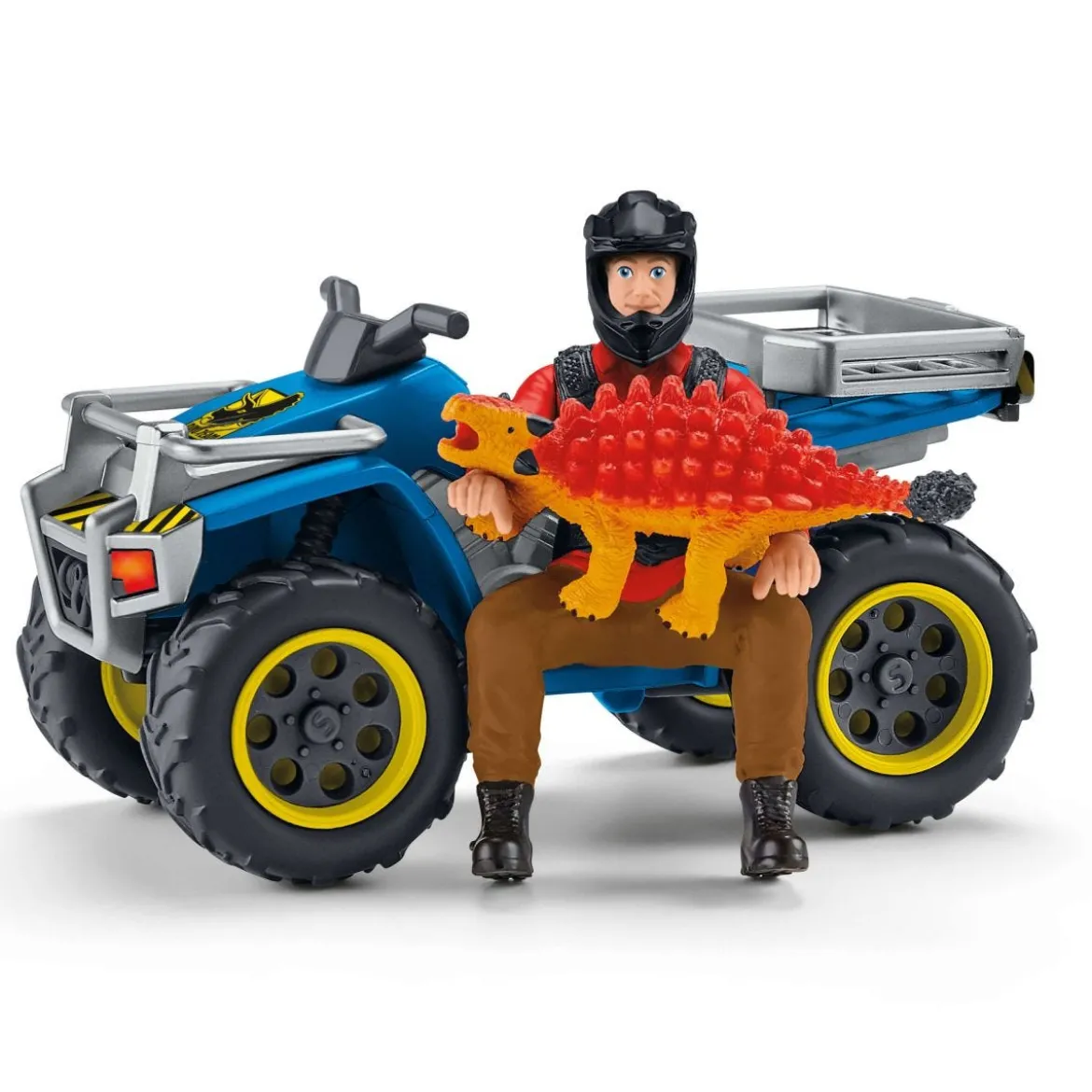 Fuite sur quad face au vélociraptor