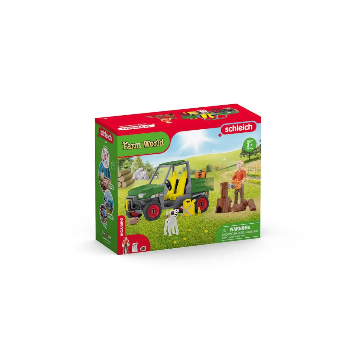 Garde forestier avec véhicule