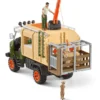 Gros camion sauvetage d’animaux