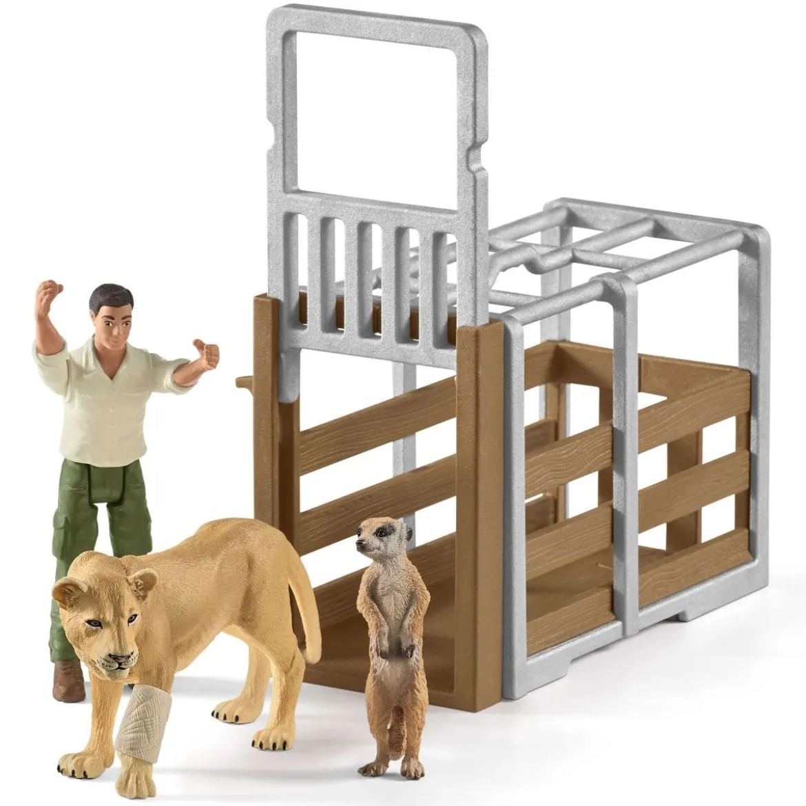 Gros camion sauvetage d’animaux