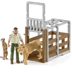 Gros camion sauvetage d’animaux