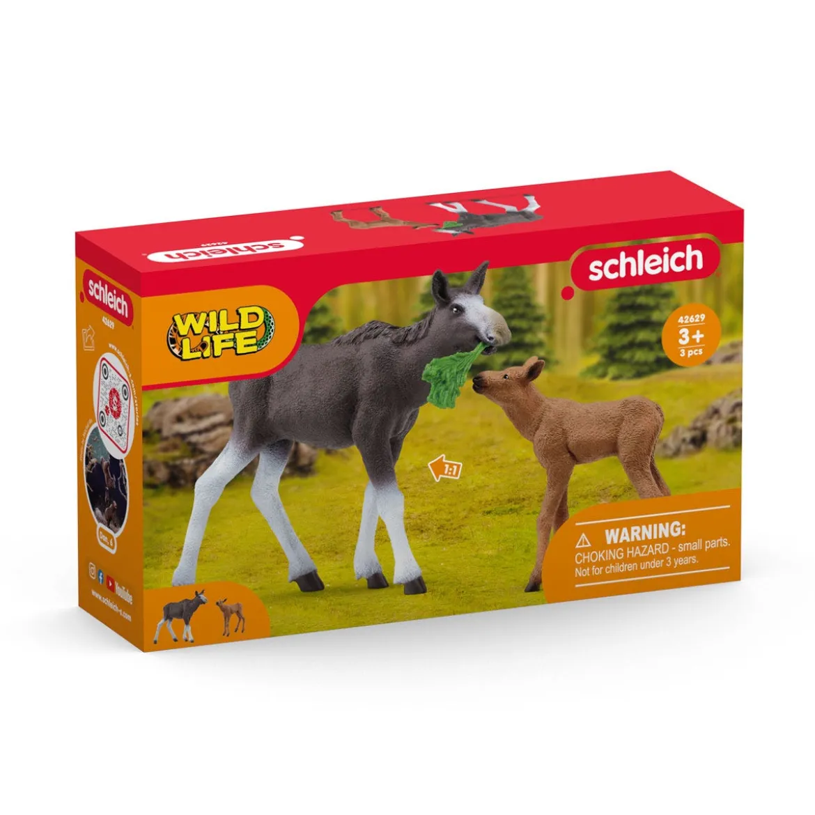 Élan Femelle avec Veau