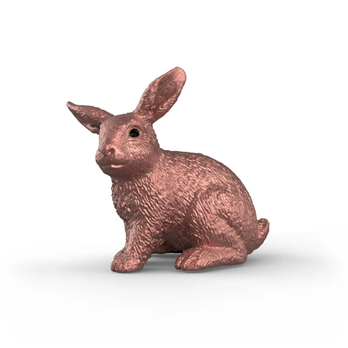 Lapin rose doré