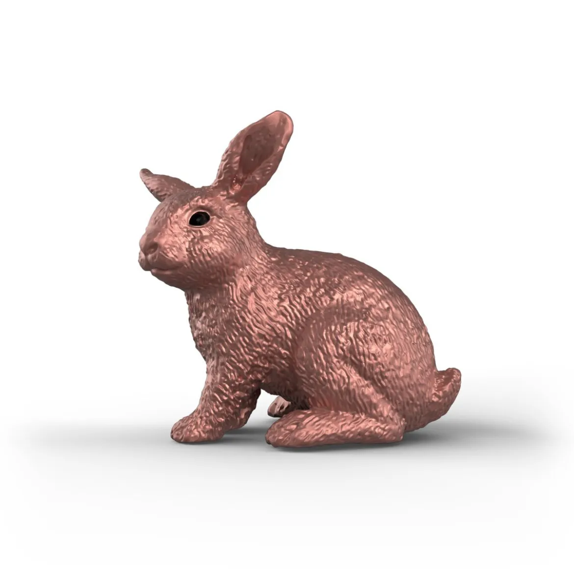 Lapin rose doré