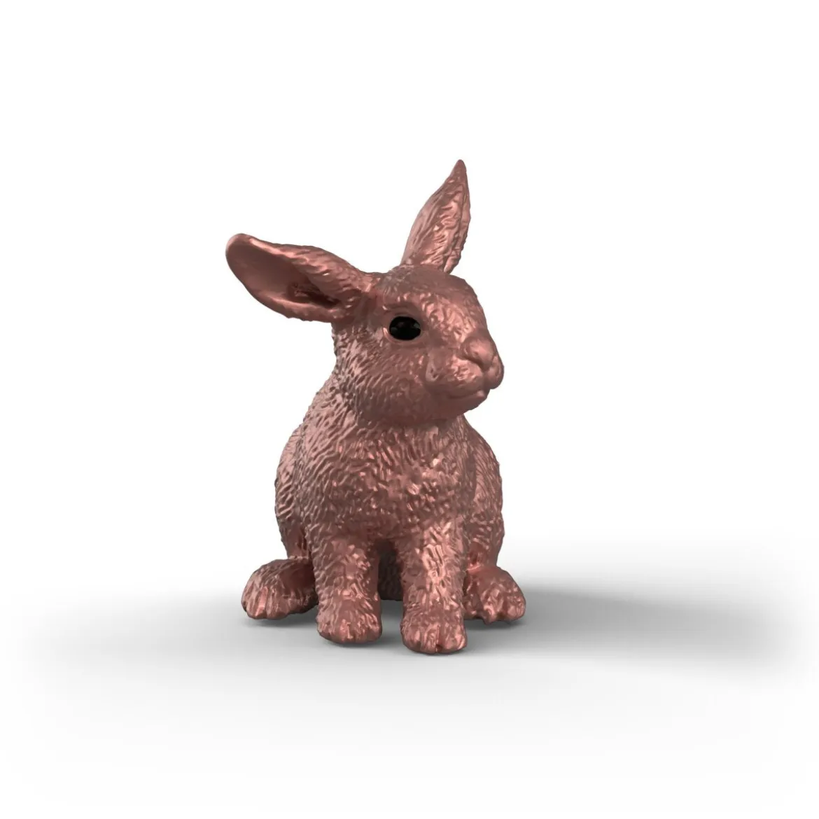 Lapin rose doré