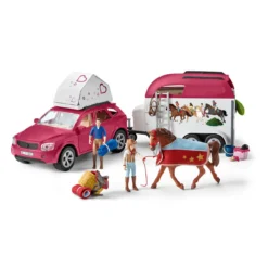 À l’aventure en voiture avec van attelé