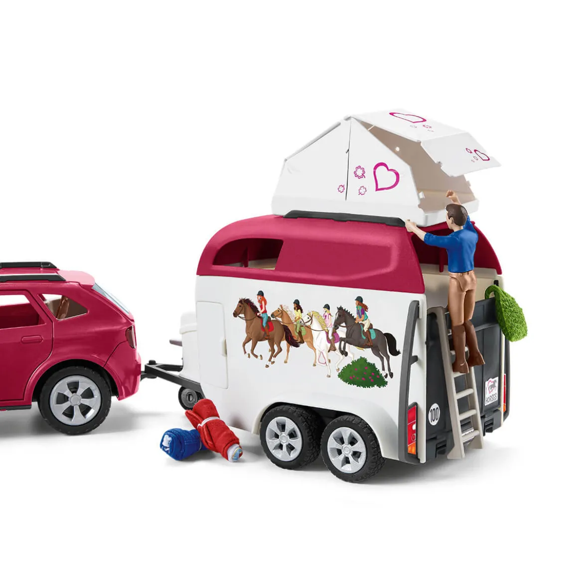 À l’aventure en voiture avec van attelé
