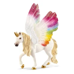 Licorne ailée arc-en-ciel