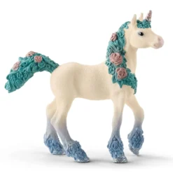 Licorne aux fleurs, poulain