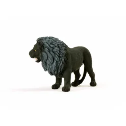 Lion noir, rugissant