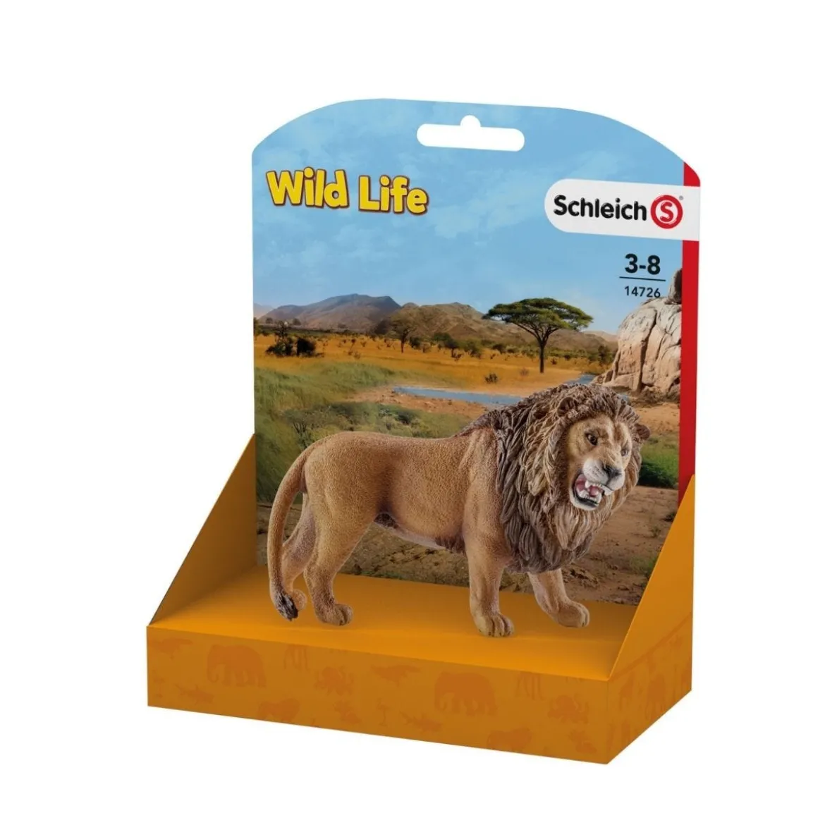 Lion rugissant