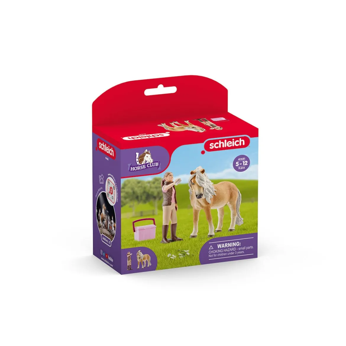 Palefrenières avec jument islandaise