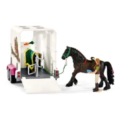 Pick-up avec remorque pour cheval