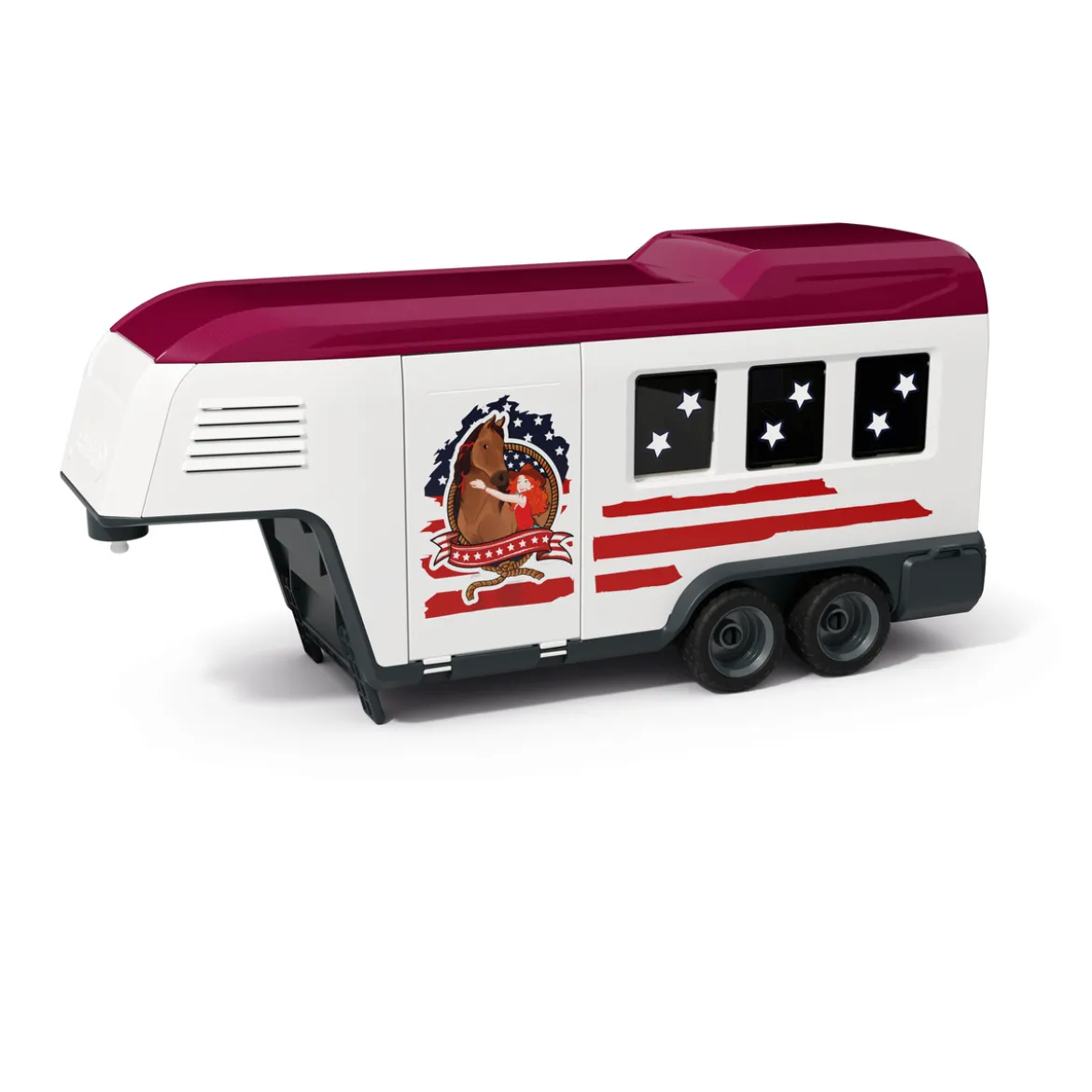 Pick-up et sa grande remorque équestre