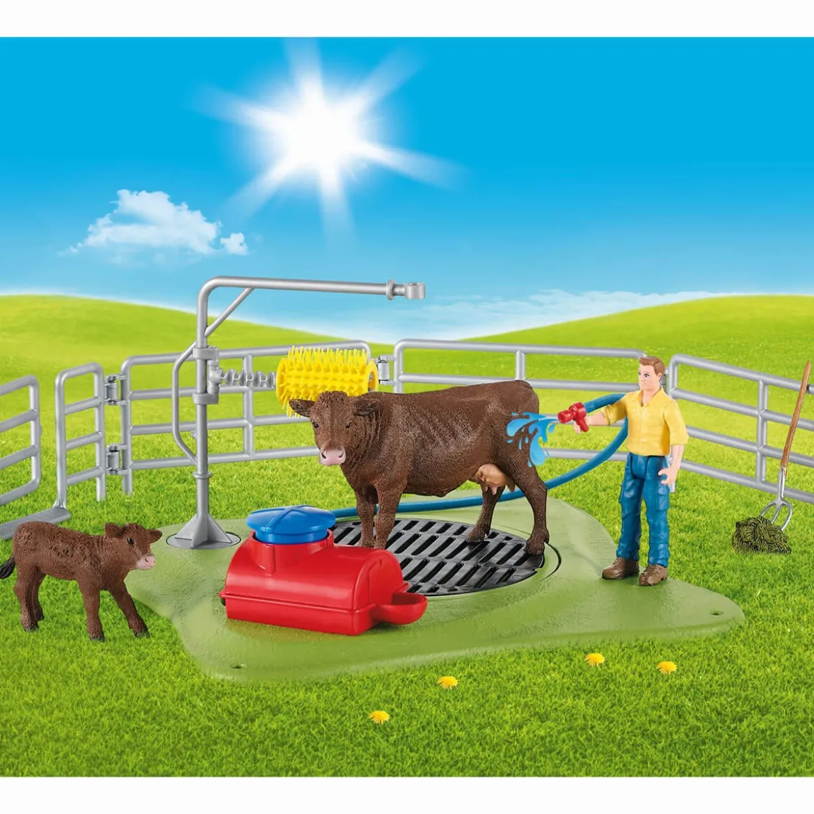 Station de lavage de vaches