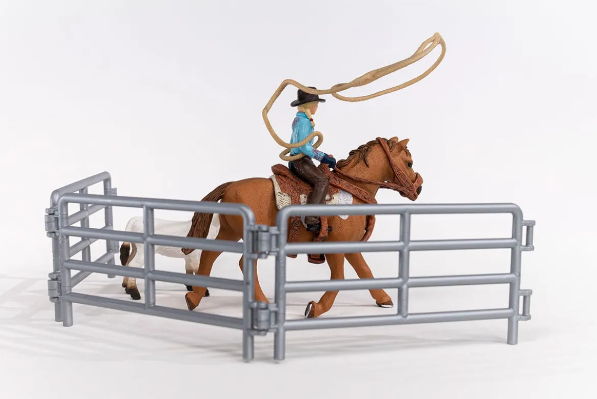 Team Roping Avec Cowgirl