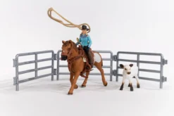 Team Roping Avec Cowgirl
