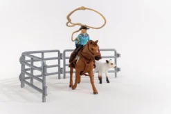 Team Roping Avec Cowgirl