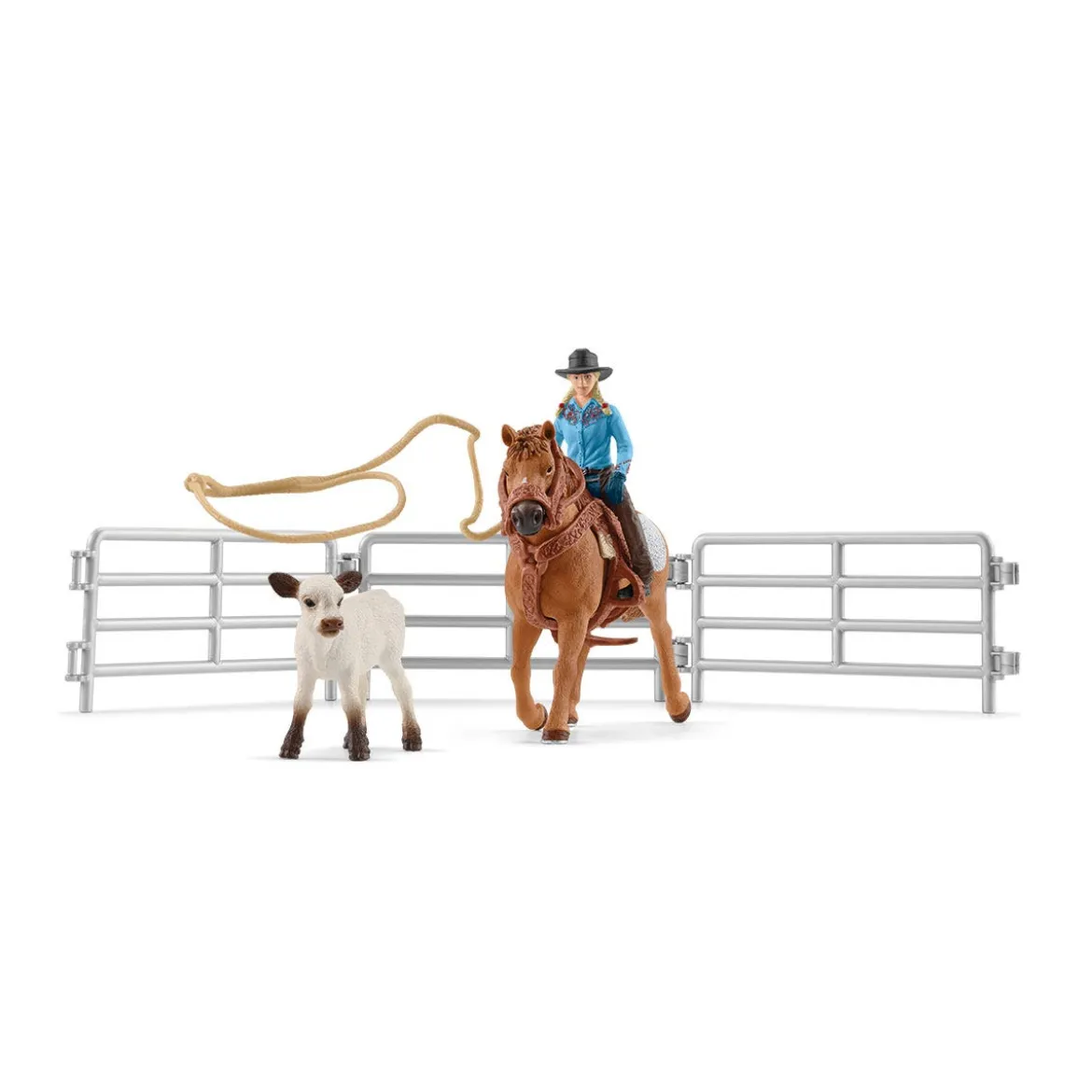 Team Roping Avec Cowgirl