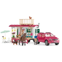 Voyage équestre avec caravane