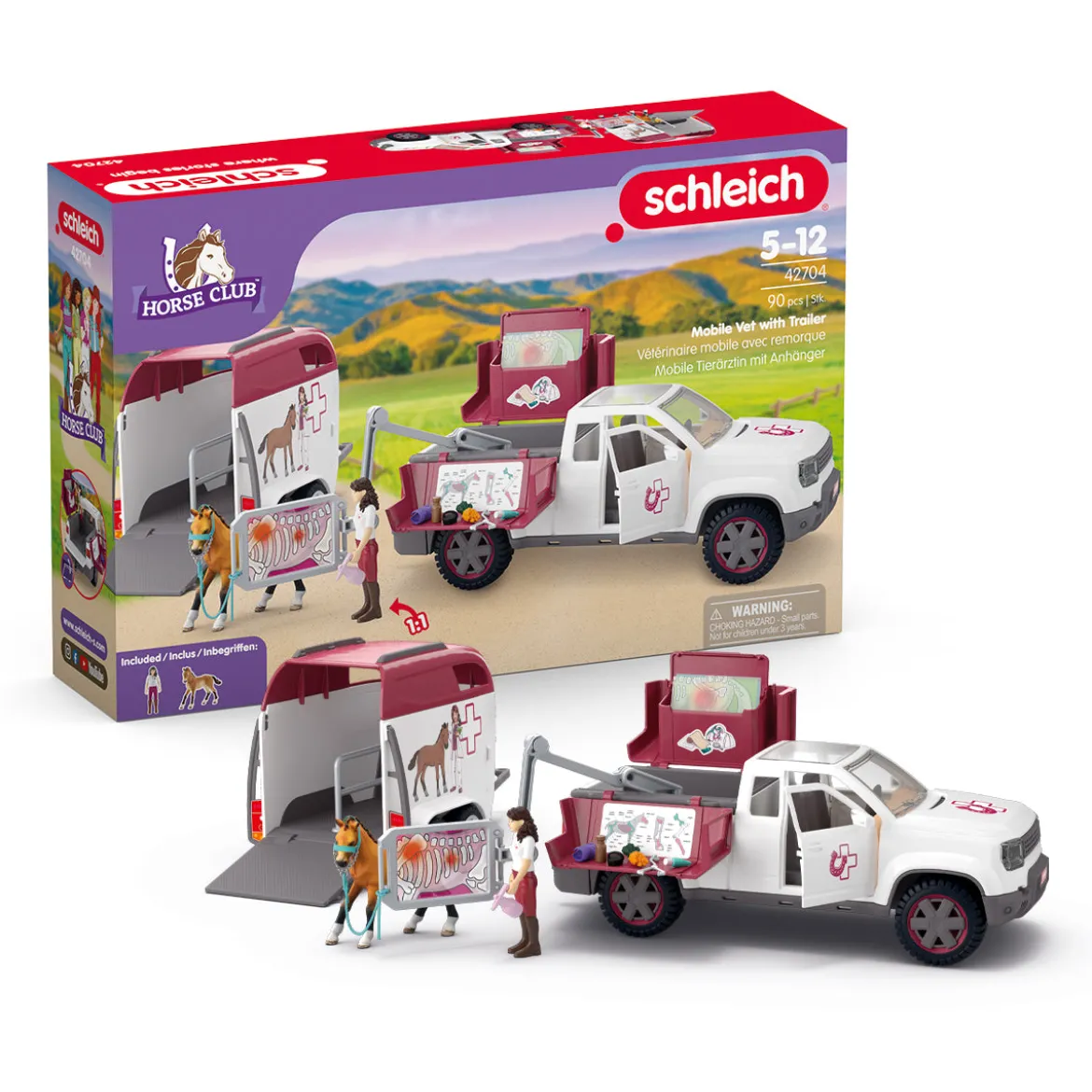 Vétérinaire mobile avec van