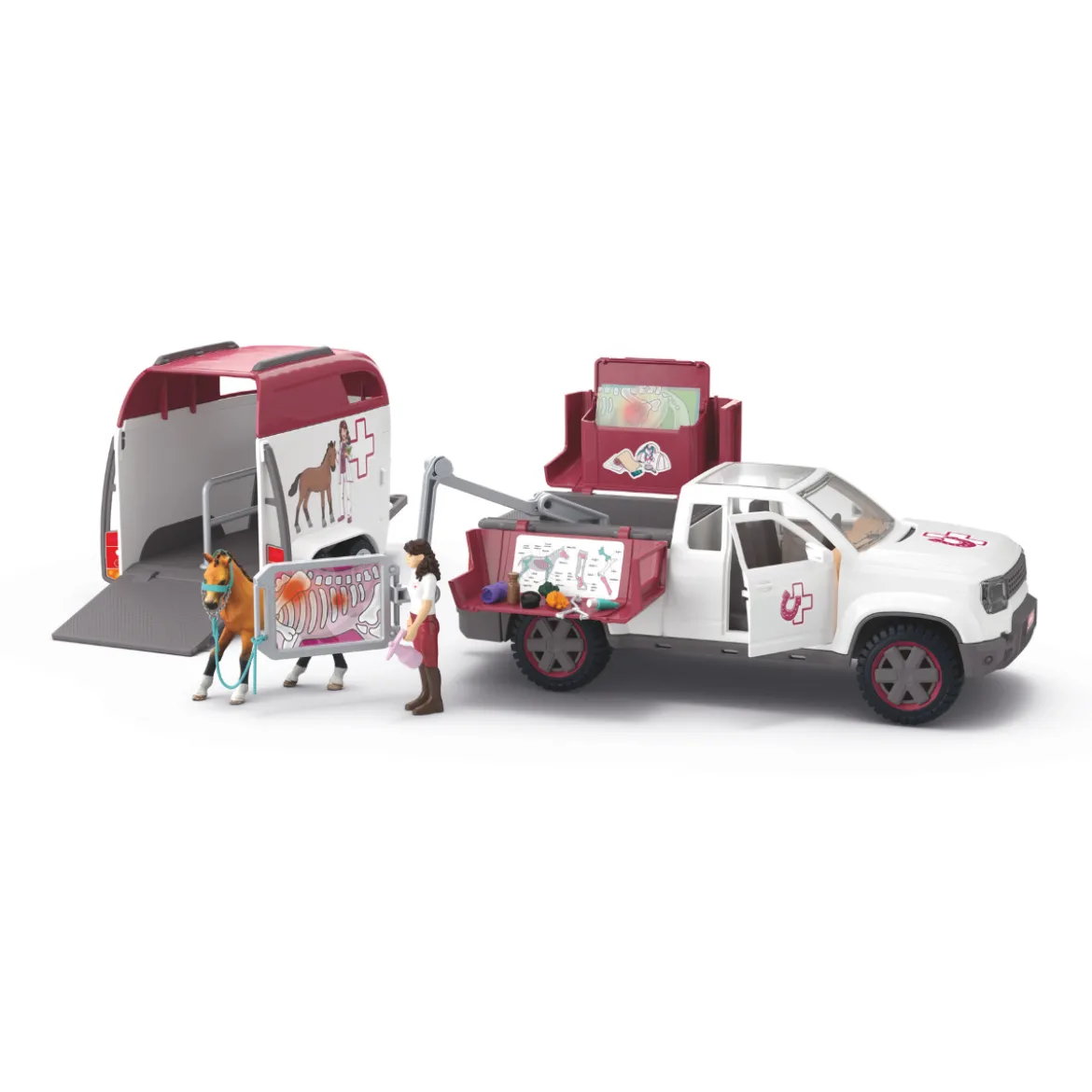 Vétérinaire mobile avec van